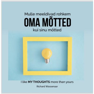 Tujutõstev kinkeraamat "Oma mõtted"